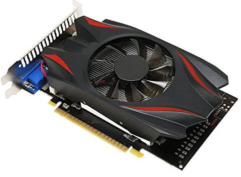 GTX650 2GB Gaming Graphics Card, GDDR5 128Bit 5000MHZ 1059MHZ Computer Graphics Card, VGA DVI Interface, for HD Video Office Use