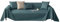 VanderHOME Sofa überzug Möbel Abdeckung für Verschütten Sofabezug Wasserabweisend Antirutsch Sofa Abdeckung Stretch Sofa Protector Sofaüberwurf Schutz vor Haustier Katze Hunde210*130cm-Dunkelgrün