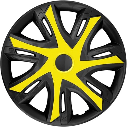 NRM Radzierblende N-Power gelb/schwarz 16 Zoll 4er Set