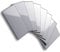 AULIGET 100 Pieces Polished Grey Subway Self Adhesive Wall Tiles, 3mm Ceramic Look PVC Stick on Tile, Splashback Tile Stickers for Kitchen & Bathroom (3 x 6 Inches)