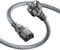 Netzkabel 3 Polig,10M Kaltgerätekabel Nylon-Geflecht Universale Stromkabel (CEE 7/7 auf IEC60320 C13), Kaltgerätestecker gerade mit VDE für Monitore, PC, Drucker, PS3/PS4 PRO, Scanner, TV(10M, Gray)
