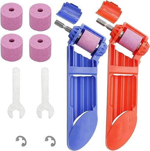 2 Set Drill Bit Affilatore a Diamanti Portatile Punta per Affilare Trapano Utenso per Metallo per Trapano in Metallo Macinatrice per Rettificatrice per Smerigliatrice