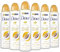 Dove Advanced Care Go Fresh Passion Fruit - Desodorante para mujer y hombre, fórmula hidratante y agradable al tacto, sin alcohol, piel seca hasta 72 horas, para hombre y mujer, 6 unidades de 150 ml