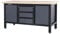 FEITSOS Werkstatteinrichtung Heros 2 | 169x60x87 cm Stahlbank | Werktisch & Arbeitsbank mit Holzplatte 38 mm | Werkbank inkl. 3 Schubladen & 2 Schrankelementen zum organisierten Werken