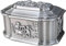 ASHSDI Schmuckaufbewahrung Silber Metall Schmuckschatulle Engel Schmuck Trinket Box High-End Exquisite Handgemachte Schmuck Aufbewahrungsbox Schmuckschatulle Schmuckschrank