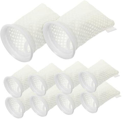 BAZEITFLOW 11 Stück Wabenfilterbeutel für Aquarien, 4 Zoll, PP