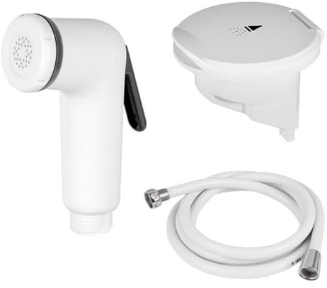 LVYXON Kit de alcachofa de ducha marina con manguera retráctil ABS PVC para uso en barcos al aire libre