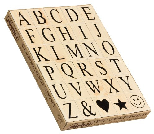 stieber Riesen Alphabet-Stempelset