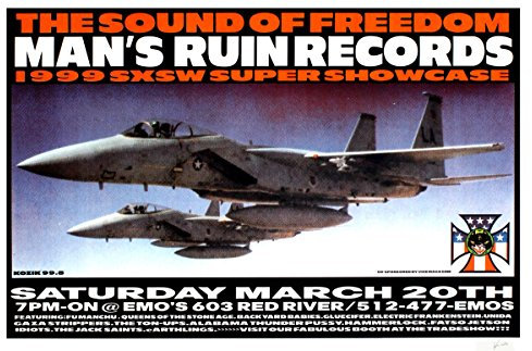 Frank Kozik Man's Ruin Records 1999 SXSW Showcase Posterdruck