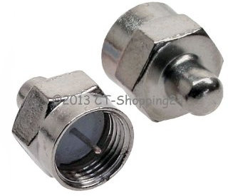 Wentronic – F-Abschlusswiderstand, 75 Ohm, 20 Stück