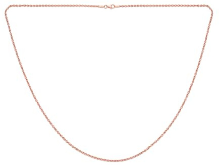 Bling Jewelry Collana A Catena Con Maglie Rolo Classiche Sottili E Resistenti Da 1-2,5 MM Per Donne E Uomini Placcata In Oro Giallo Rosa Giallo Su Argento Sterling .925 Lunghezza 16 18 20 24 Pollici