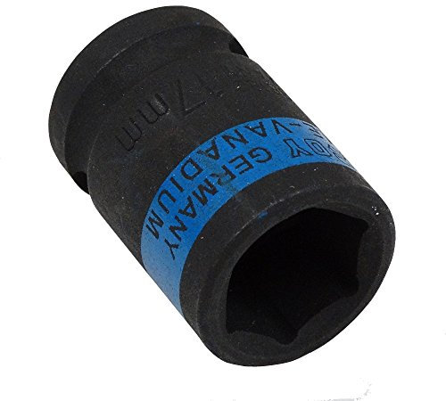 AERZETIX - Douille à choc- Carré 1/2-6 pans 17mm - Noire - C2315