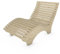 TUGA - Holztech Gartenliege Relaxliege Himmelsliege Ruhe-Vroni (Fichte) 2-teilig stehend Breite 100cm Waldsofa