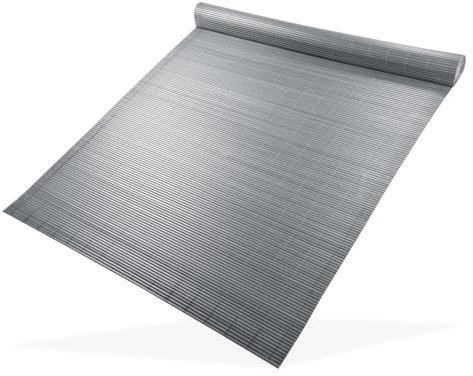 Sichtschutzmatte Sichtschutz Balkonsichtschutz Garten Matte 90x500 cm PVC grau