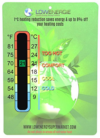 Lowenergie LCD Energy Saving Room Thermometer Baby Nursery Room