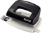 Leitz Pratica Mini Perforatrice da Ufficio, Capacità fino a 10 Fogli, Nero, Metallo, Guida di Arresto con Barra di Selezione del Formato, Gamma NeXXt, 50580095