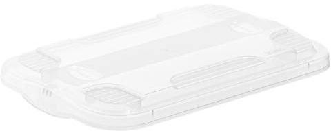 Rotho Agilo Deckel zu Aufbwahrungsbox Agilo A5, Kunststoff (PP) BPA-frei, transparent, A5 (30,0 x 19,5 x 2,5 cm)