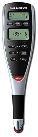 Calculated Industries 6025 Scale Master Pro Calculated Industries Scale Master Pro Digital Plan Measure, frosted grey