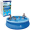 BENROSS Jilong 83280 10ft Diameter XL Inflatable Family Pool with Filter Pump / Easy Setup & Drainage / 3960 Litre Capacity / Durable 3 Ply Sidewalls / Blue Colour