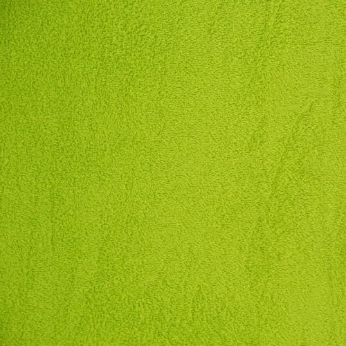 Frottee Stoff Baumwolle 380g/qm apfelgrün 150cm Breite