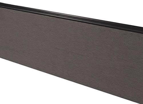 bambus-discount.com Sichtschutzzaun WPC System Set anthrazit, 178x183cm - Sichtschutz, Sichtschutz Elemente, Sichtschutzwand, Windschutz, Sichtschutzzäune
