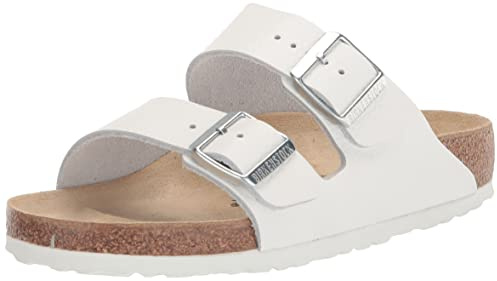 Birkenstock Women's Gizeh White Birko-Flor Sandals 39 R (US Women's 8-8.5)