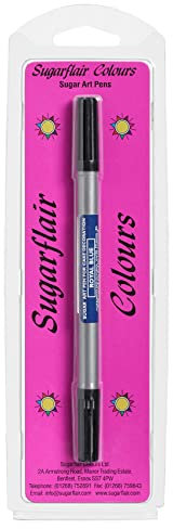 Sugarflair Royal Blue Edible Food Decorating Pen - Dual Tip Food Pens for Writing Messages & Drawing On Sugar Paste, Marzipan, Frosting Or Any Other Dry Smooth Surface