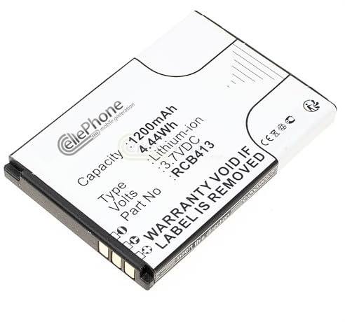 cellePhone Akku Li-Ion kompatibel mit Doro Primo 406 413 414 (Ersatz für RCB413 / RCB01P01)