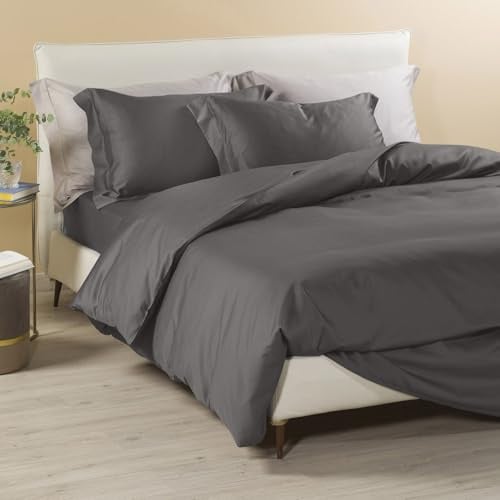 Caleffi Bettwäsche Set 4teilig aus 100% Baumwolle – Weiches und Elegantes Duvet Cover, Waschbar & Pflegeleicht Bettbezug, Bettwaren & Bettwäsche -