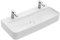 Villeroy & Boch 4168A1R1 Finion 4168A1 Waschbecken 1000 x 470 mm, ohne Überlauf, 2 Löcher für Wasserhähne Farbe Badarmaturen > für Waschtische, Weiße Keramik