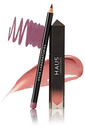 HAUS LABORATORIES By Lady Gaga: LIP SYNC SET | Set mit Lipgloss und Lipliner, Duo in 6 Farben, matt und mit langanhaltendem Glanz, vegan und tierversuchsfrei | 2-teiliges Spar-Set