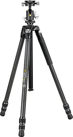Vanguard VEO 3 263CB Traditional Carbon Fibre Tripod With Dual Axis Ball Head - 15kg Load Capacity