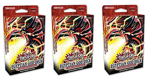 Yu-Gi-Oh! TRADING CARD GAME Ägyptisches Götter-Deck 3er Set: Slifer der Himmelsdrache - Deutsche Ausgabe