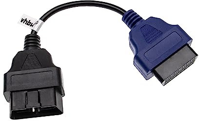 vhbw OBD2 Adapter A5 16Pin-OBD1 auf OBD2 kompatibel mit FIAT, Alfa Romeo, Lancia, Polonez Auto