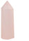 Rose Quartz Crystal Wands, Hexagonal Faceted Crystals Stones Pink Healing Crystal Wand Points for Chakra Meditation Decor(L)