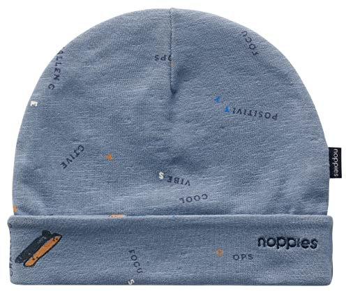 Noppies Baby Baby - Jungen Boys Julich Allover Print Beanie M tze, China Blue P965, 3 Monate EU