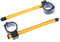avdb-moto Paae erhöte Stummellenker/erhöte Klemmen 37 mm + Rohr kompatibel mit CBR 600 F 1987-1990, VF700 1986-1987, VFR 750 1986-1987 (Bblau)