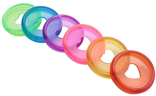 60 StüCk 24Mm Plastik Buch Scheiben, Discbound Expansions Scheiben, Ringe Loch für DIY