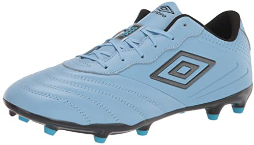 Umbro Tocco 3 Premier Fg - Tacos de fútbol para hombre, Allure/Negro/Azul, 46.5 EU