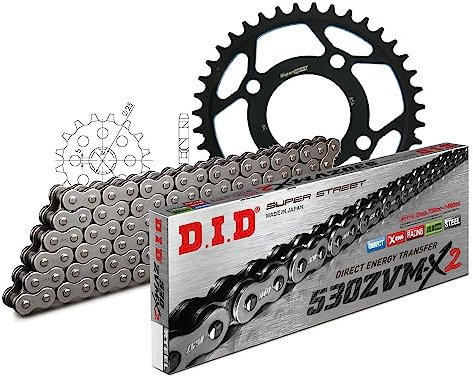 Juego de cadenas DID Acero 530ZVM-X / 100 Cerradura de remache
