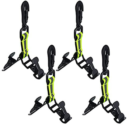 Hopbucan 4 pezzi porta guanti accessori per pompiere polizia salvataggio guanti da lavoro clip da cintura