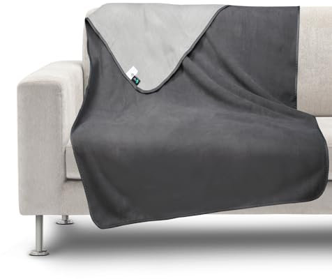 Kritter Planet Liebesdecke Sex Decke Wasserdicht Klein, Waschbar Hundedecke Katzendecke Sofadecke Tagesdecke Sofaschutz Hund Kuscheldecke Wasserdicht für Sofa Bett Couch Auto, M Decke 75x125, Grau