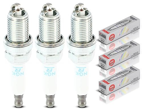 3x Original NGK PFR7W-T Zündspule Kompatibel mit A4 8EC B7 1.6L 2.0L 2005-2008 A4 Avant 8ED B7 1.6L 2.0L 2005-2008 A4 Cabriolet 8HE 2.0L 2006-2009 A6 4F2 C6 2.0L 2004-2009