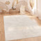 Paco Home Teppich Wohnzimmer Schlafzimmer Hochflor Skandinavisches Muster Boho Abstrakt Weich Einfarbig 3D Waschbar Beige Creme, Grösse:240x340 cm