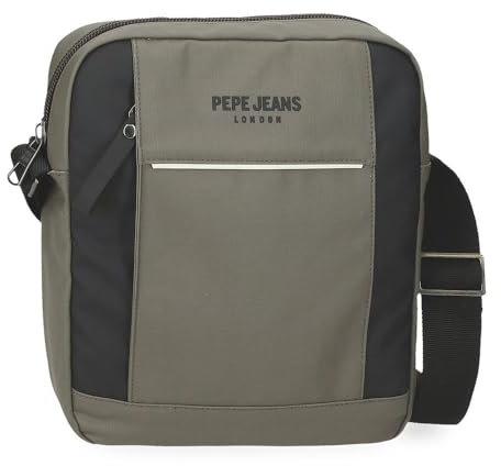 Pepe Jeans Dortmund Bandolera Portatablet Verde 23x27x7 cms Poliéster by Joumma Bags by Joumma Bags