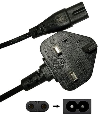 Fastronics® 2M UK MAIN POWER AC LEAD CABLE FOR Canon Camera Battery Charger AC Adapter ACK-DC40