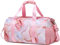 Reisetasche Mädchen Kinder Sporttasche Trainingstasch Schwimmtasche Kinder Weekend Bag Tanztasche Gym Bag mit Schuhfach