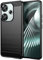 Max Power Digital Funda para móvil Xiaomi Poco F6 Carcasa Protectora Antigolpes Silicona Negra Diseño Fibra de Carbono Resistente Absorción de Choque [Compatible Carga Inalámbrica]