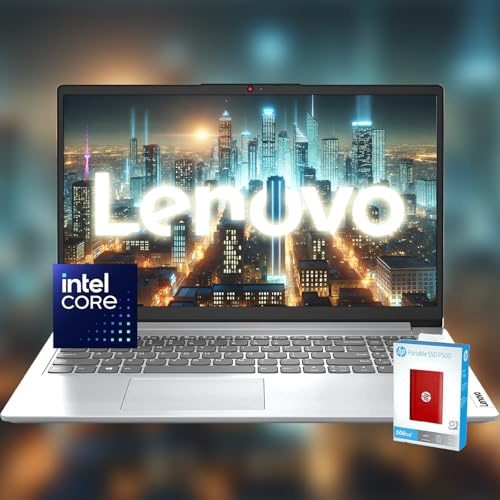 Lenovo Idea 15 Premium Series Laptop • Intel Core • 1 Year Office 365 w/ 1TB Cloud Storage • 8GB RAM • 640GB Storage (128GB SSD + 512GBHP P500 512GB External SSD) • Wi-Fi 6 • Windows 11