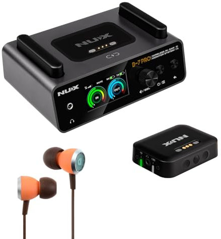 Nux B-7 Pro In-Ear-Monitoring-System mit Audiofly AF33 In-Ear Kopfhörern